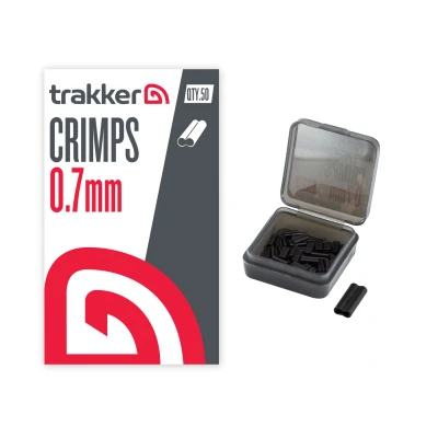 Image of Trakker Crimps 0.7mm (50 pieces) Carp hooklink material