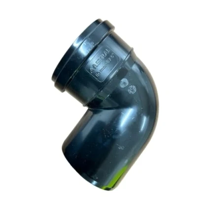 Image of 110MM Black Soil Pipe and Ring Seal Fittings Push Fit 90 Straight Bend Elbow