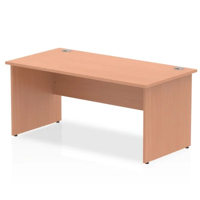 Image of Impulse Panel End 1600 Rectangle Desk Beech I000373