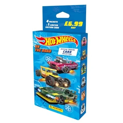 Image of Hot Wheels On The Road Trading Card Collection Multiset