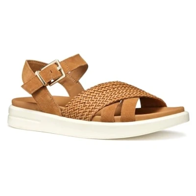 Image of Geox D XAND 2S women&#039;s Sandals in Brown