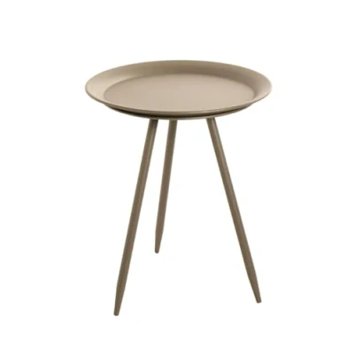 Image of HAKU Mobel End Table Green, Metal Size: H 47 cm X Ø 38 cm, Style: Modern