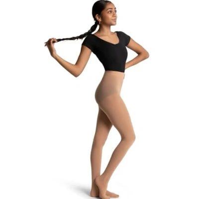 Image of Capezio Women&#039;s Studio Basics Tight, Light Suntan, Small/Medium