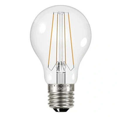 Image of Integral LED Non Dimmable Clear Filament Wide Beam Angle GLS Classic Globe Bulb (E27 Screw 6.2 W 2700 k 470 lm)