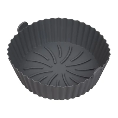 Image of Chef Aid Air Fryer Liner 17cm Dia x 6cm Reusable, Flexible, and Hassle Free Cooking