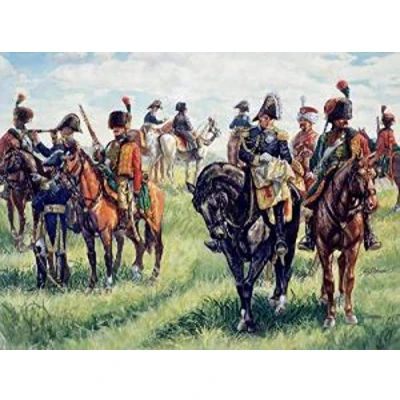 Image of Italeri ITA6016 Französisches Imperial Generalsstaff (1815) General Model kit, Unpainted, Small