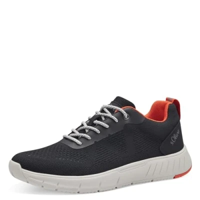 Image of s.Oliver Men&#039;s 5 13634 42 Sneaker, Black, 8 UK