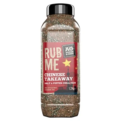 Image of Angus &amp; Oink Rub Me Chinese Takeaway Salt Pepper Chilli BBQ Seasoning POD