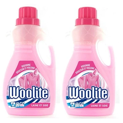 Image of Woolite Pack of 4 Laundry Detergent Liquid For Delicates Hand and Wash Wool Silk 750ml