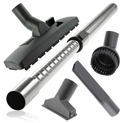 Image of SPARES2GO Telescopic Extension Rod + Tool Kit Compatible with Karcher MV2 A2004 A2054 A2024 WD3 WD3P IPX4 Vacuum Cleaners (35mm)
