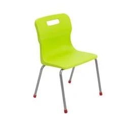 Image of Titan 4 Leg Chair Size 380mm Seat Height Lime T14 L