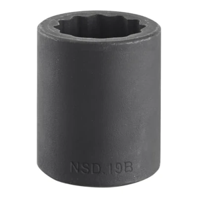Image of Facom 1/2 Inch Impact 12 Point Socket Spanner 17 mm 1 Piece NSD.17B
