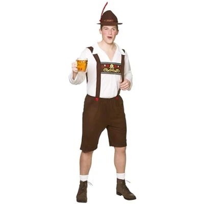 Image of Wicked Costumes Mens Oktoberfest Bavarian Beer Guy Fancy Dress Costume Large