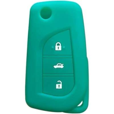 Image of ONNAT Silicone Key Case Car Lock Cover,for Toyota Rav4 Auris Corolla Verso Yaris C HR Scion IM Aygo Avensis Camry