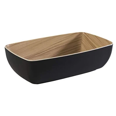 Image of APS Frida Bowl GN1/4 Black 163(W) x 265(L) mm 6 1/2 10 1/2&quot;