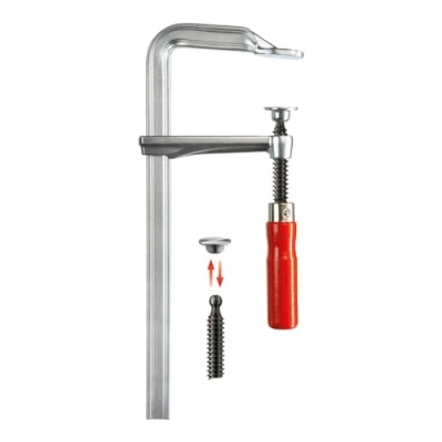 Image of Bessey GZ30 6 &quot;GZ&quot; All Steel Table Clamp, Grey/Red, 300/60 mm