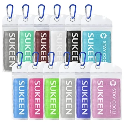 Image of Cooling Towel, Towels for Neck, Stay Cool Ice Towel Instant Relief, Cold Gym Men Women Sweat Sports (12pack Collection)