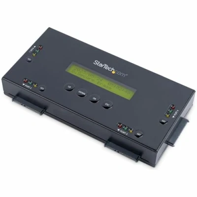Image of StarTech.com 4 Bay SSD/HDD Hard Drive Eraser 2.5&quot; &amp; 3.5&quot; SATA Hostless Standalone Secure Erase External Disk Sanitizer 9 Modes RS232 Printer Port NIST/DOD TAA Compliant (SATERASER4)