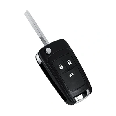 Image of Car Key Fob Case, Remote Keyless Entry Case Shell 3 Button Cover Replacement for Vauxhall Opel Zafira Astra Insignia Holden