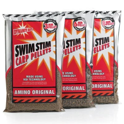 Image of Dynamite Swim Stim pellets 3mm &#039;Original&#039; (900g) Fishing