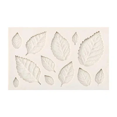 Image of Food Mould 3D Leaves Shape Silicone Mold Creative Chocolate Cake Baking Multifunction DIY Craft Decorating Tools for Cookie Fondant Sugar Clay Soap