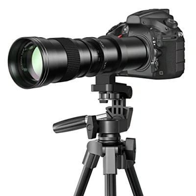 Image of 420 800mm F/8.3 Telephoto Lens Manual Zoom Lenses for Nikon F Mount DSLR Cameras D850 D810 D800 D610 D750 D500 D7200 D7500 D7100 D5600 D5300 D600 D3500 D3400 D3300 D3200 D5200 D5100 D5000 D7000 D700