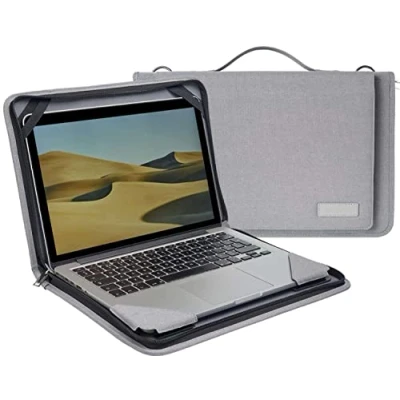 Image of Broonel Grey Laptop Messenger Case Compatible with Dell Inspiron 15 3530 15.6&quot; FHD