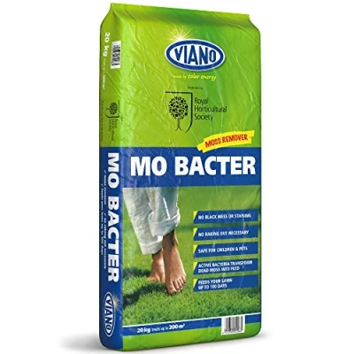 Image of MO Bacter Organic Lawn Fertiliser &amp; Moss Killer 5kg (Decanted)