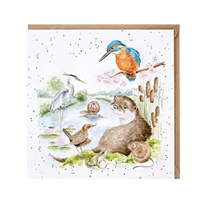 Image of Wrendale Designs &#039;The Riverbank&#039; card