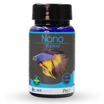 Image of NT Labs, Pro f Nano Tropical, Freshwater Fish Food, Aquarium Feed, Floating &amp; Sinking Pellet, Nutritious 45gm