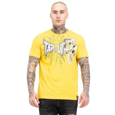 Image of Tapout Men&#039;s Blade T Shirt, Yellow/Black, M