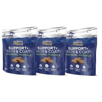 Image of Fish4Dogs Support+ Skin &amp; Coat Mackerel Morsels Multi Pack