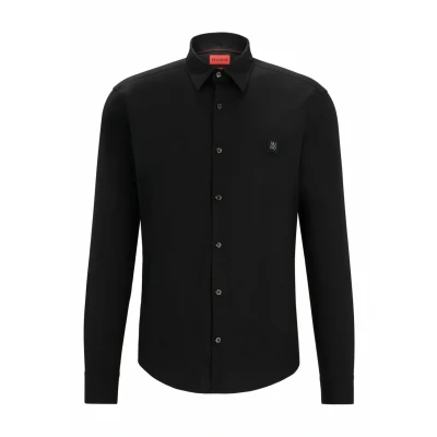 Image of HUGO ERMO Shirt, Men&#039;s, Size: Small, Black one