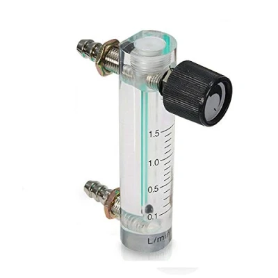 Image of Vogueing Tool Flowmeter with Control Valve YB 6M Air Flow Meter Gas Regulator for Oxygen, and Gas（1 10L/min）