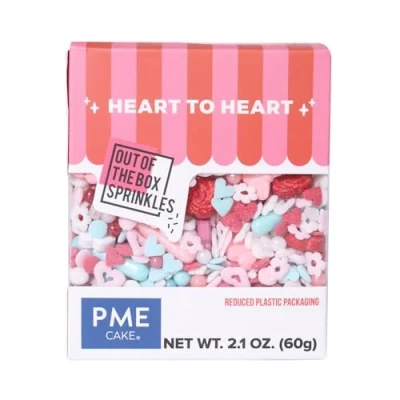 Image of PME Valentines &quot;Out of the Box&quot; Sprinkles Heart to (60g)