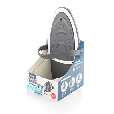 Image of Minky VH80900108 Sure Grip Iron Holder with Strong and Secure Strip, Grey, One Size