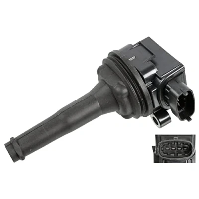 Image of 30713416, 9125601 Ignition coil FEBI BILSTEIN 173592 4 VOLVO: V70 2, S80 I, XC90 I