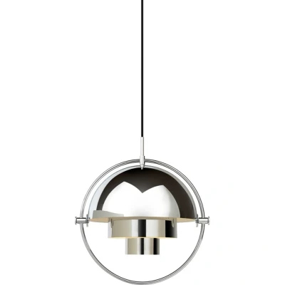 Image of GUBI Multi Lite pendant light, Ø 36 cm, chrome/chrome