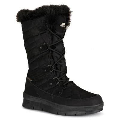 Image of Trespass Womens Snow Boots Fleece Lined Waterproof Winter Ski Evelyn