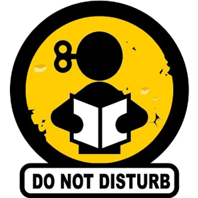 Image of postwalldecor Do Not Disturb Funny Sign Car Bumper Sticker Decal 12 x cm