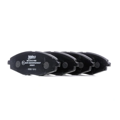 Image of S113501080 Brake pad set VALEO 301316 FIRST Front Axle excl. wear warning contact without anti squeak plate CHEVROLET: Matiz, Spark