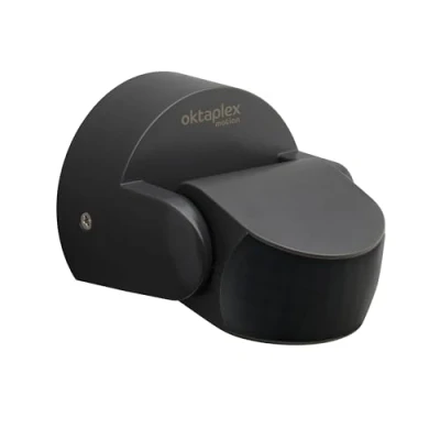 Image of Oktaplex Bea Motion Sensor Outdoor IP65 Swivelling 180 Infrared 12 m Range 230 V Anthracite with Twilight