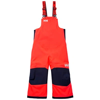 Image of Helly Hansen Rider BIB Snow pants for kids, Size: 3y, Neon orange