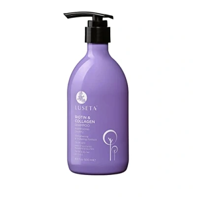 Image of Luseta Biotin &amp; Collagen Shampoo and Conditioner Thickening for Hair Loss Fast Growth Enriched with Argan Oil Repairing Damaged Dry Sulphate Free, Paraben Free