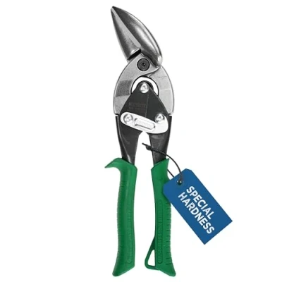 Image of MIDWEST Aviation SnipRight Cut Offset Stainless Steel Cutting Shears with Forged Blade &amp; Kush&#039;n Power Comfort GripsMWT SS6510R