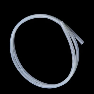 Image of iMeistek Silicone Tube 4mm ID x 7mm OD 2 Meters, Flexible Food Grade Hose Tubing Water Air Pipe Transparent