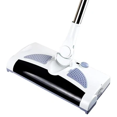 Image of Rechargeable Cordless Sweeper, Lightweight Multi Surface Cleaner Manual Floor and Carpet Sweeper with High Level Pickup Both Forwards