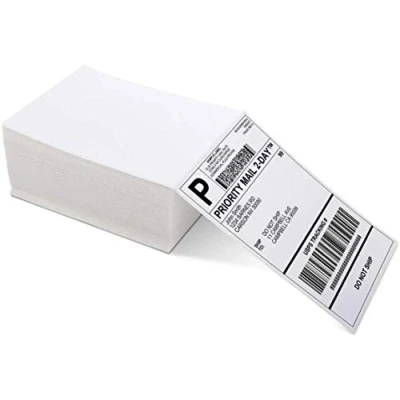 Image of NetumScan shipping thermal label, 4 x 6 inches (100 mm 150 mm), 500 stacks, waterproof BPA / BPS