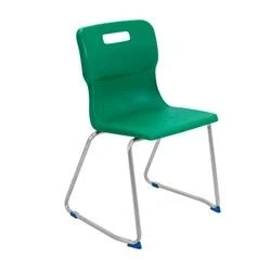 Image of Titan Skid Base Chair Size 6 460mm Seat Height Green T26 GN