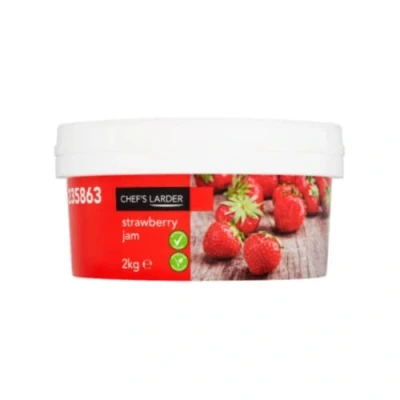 Image of Chef&#039;s Larder Strawberry Jam 2kg x 4